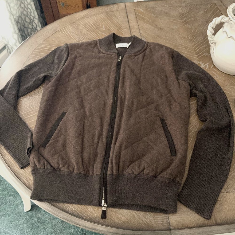 Peter Millar Men's Quilt Front Cardigan